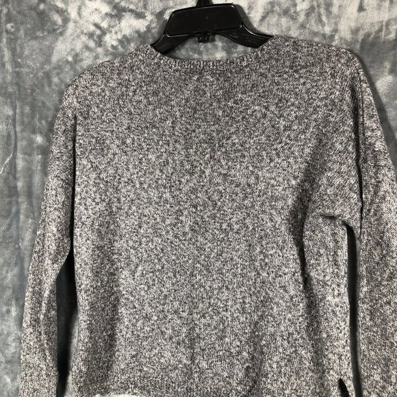Hollister Woman’s Sweater Baby Leopard Grey Long Sleeve Pullover Size Medium - Picture 9 of 11
